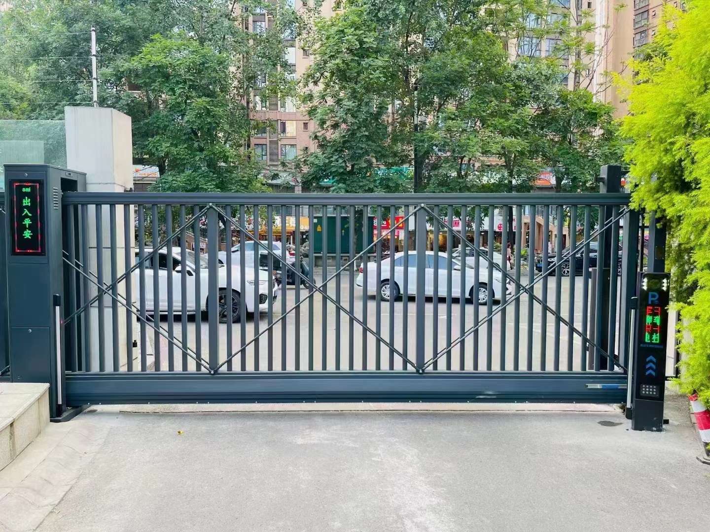润州区电动伸缩门